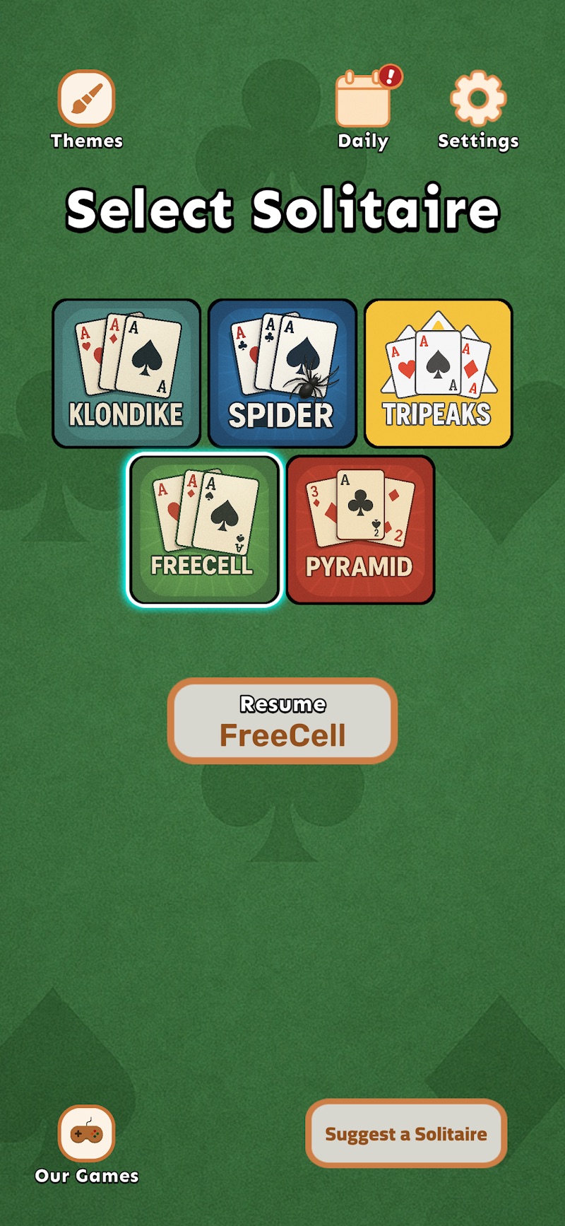 Solitaire Suite screenshot 1