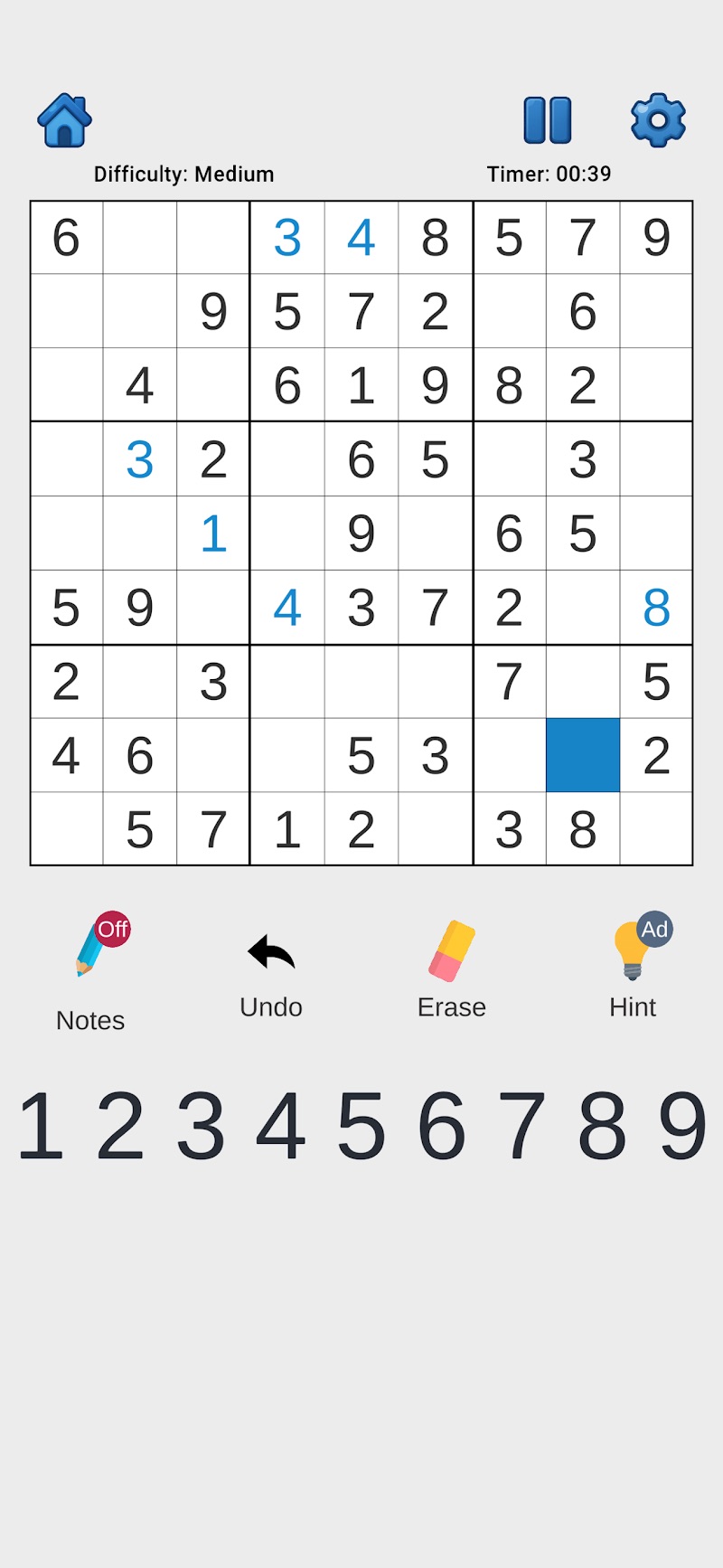 Timeless Sudoku screenshot 2